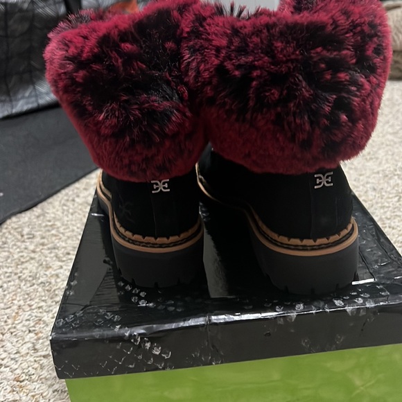 NWT Sam Edelman Bowen Black Suede Boots - Picture 5 of 6